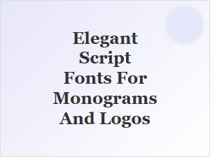 Elegant Script Fonts for Premium Brand Identity
